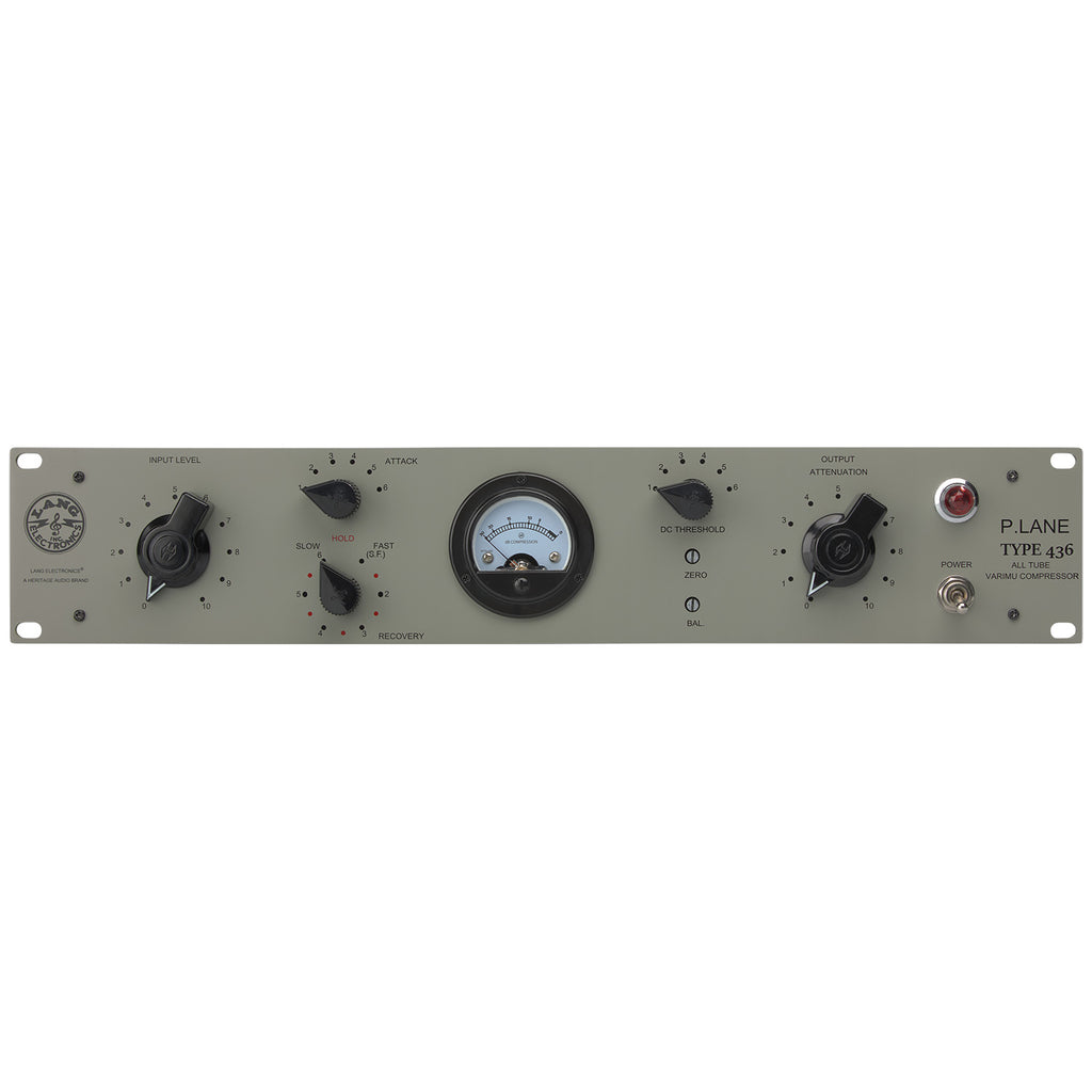 Heritage Audio LANG Electronics P.LANE TYPE 436 Vari-Mu Compressor