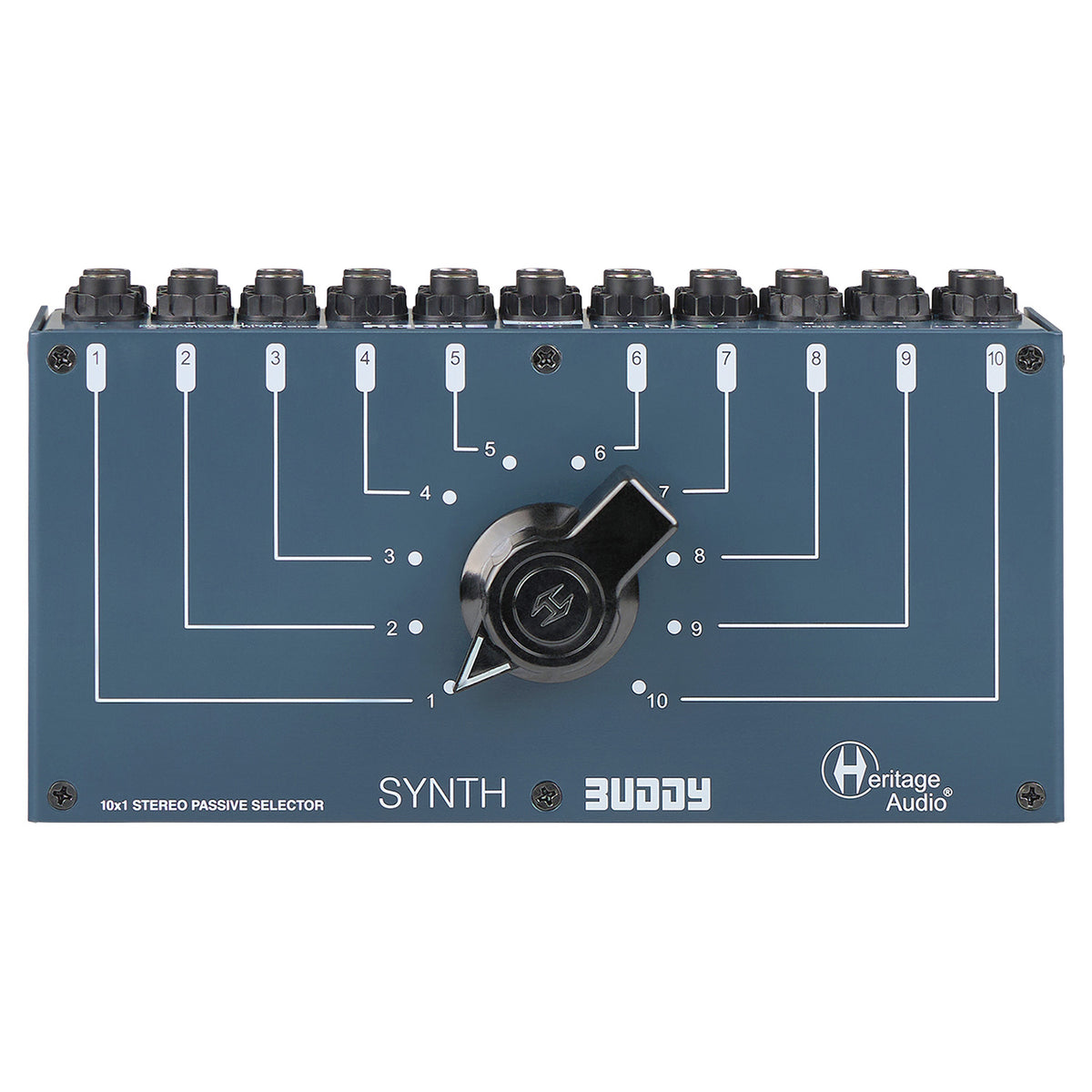 Heritage Audio Synth Buddy 10-to-1 Stereo Passive Desktop Switch