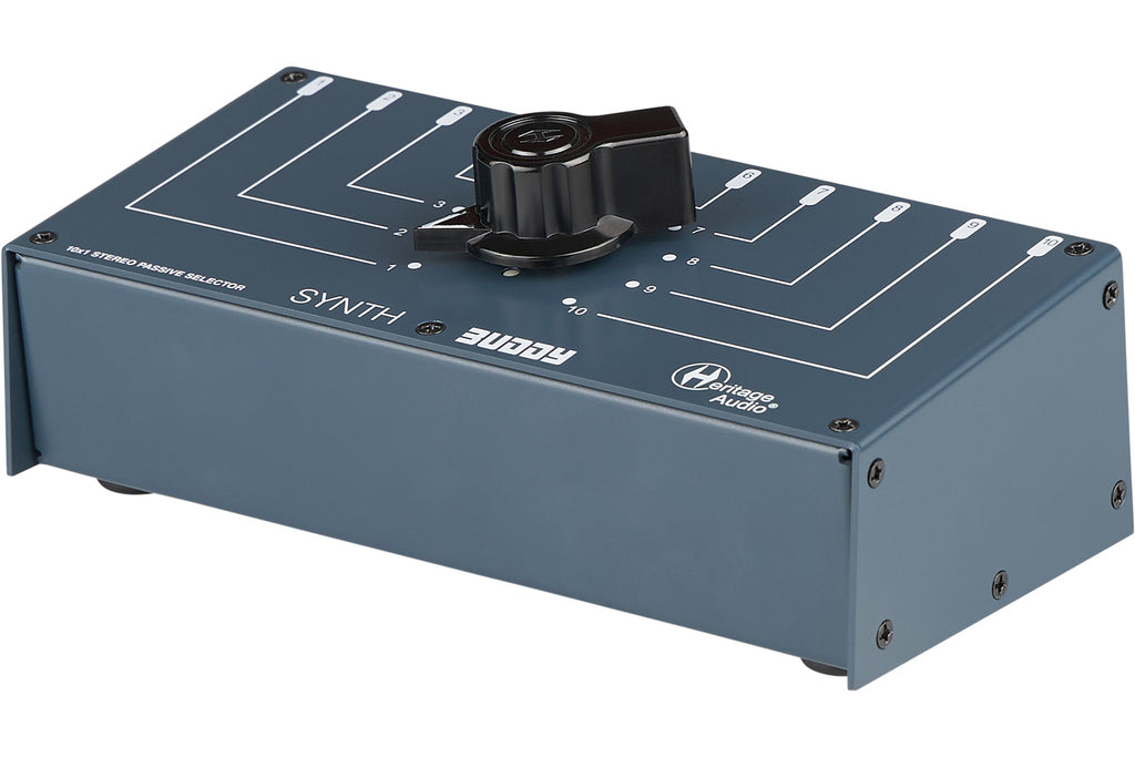Heritage Audio Synth Buddy 10-to-1 Stereo Passive Desktop Switch