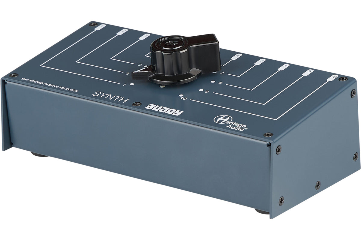 Heritage Audio Synth Buddy 10-to-1 Stereo Passive Desktop Switch