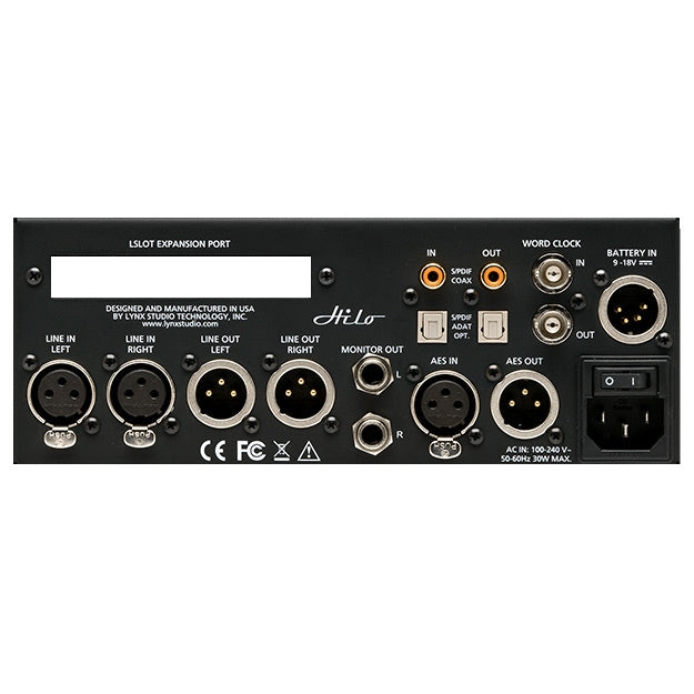 Lynx Studio Technology Hilo 2 Reference AD/DA Converter with Thunderbolt 3