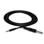 Hosa CMP-110 1/4" TS to 3.5 mm TRS Mono Cable - 10'