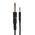 Hosa CMP-110 1/4" TS to 3.5 mm TRS Mono Cable - 10'