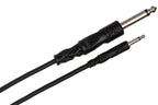 Hosa CMP-305 3.5 mm TS to 1/4" TS Mono Cable - 5'