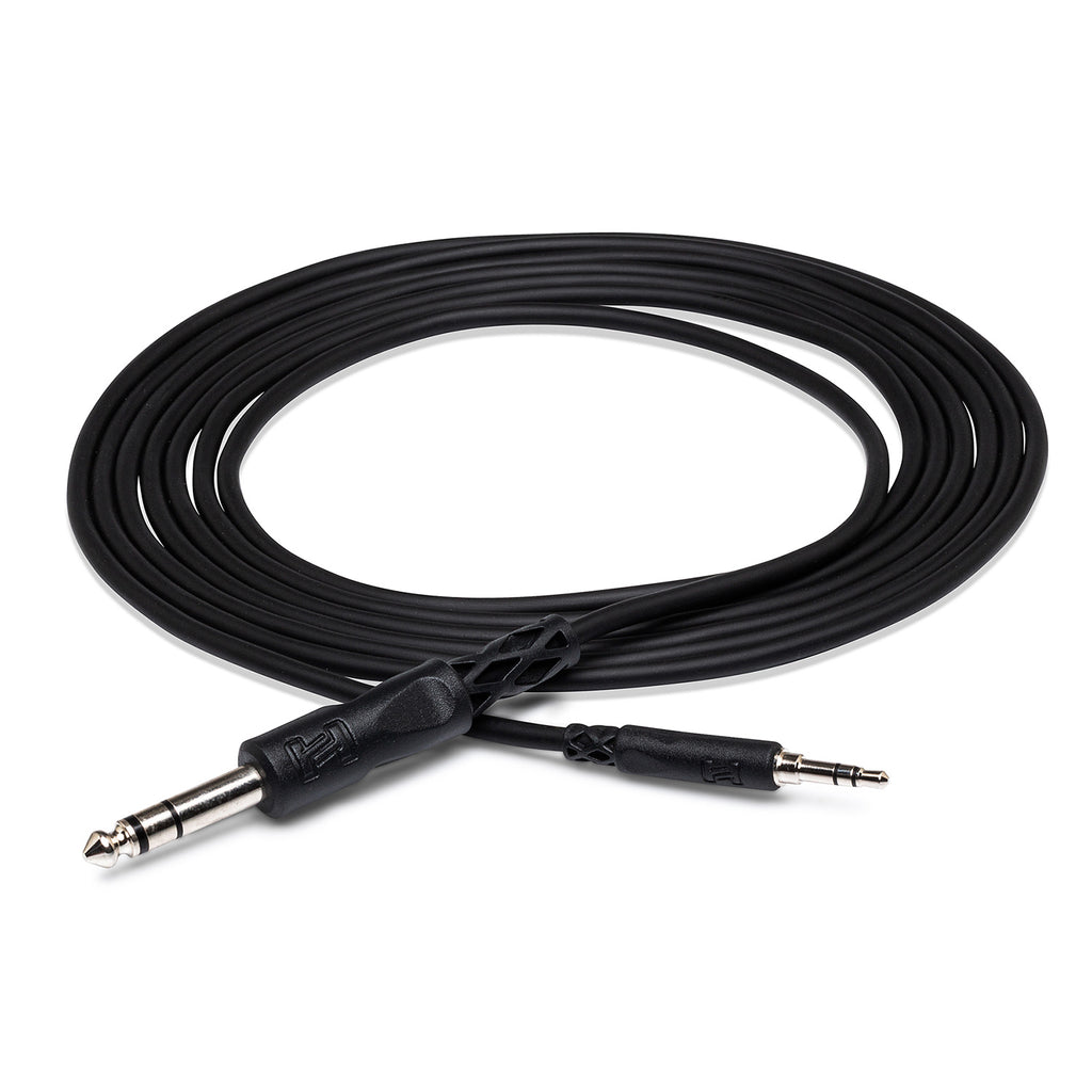 Hosa CMS-110 3.5 mm TRS to 1/4" TRS Stereo Cable - 10'