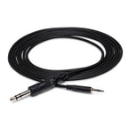 Hosa CMS-110 3.5 mm TRS to 1/4" TRS Stereo Cable - 10'