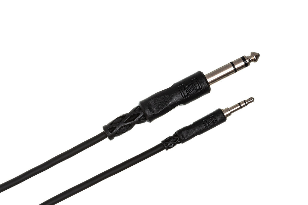 Hosa CMS-110 3.5 mm TRS to 1/4" TRS Stereo Cable - 10'