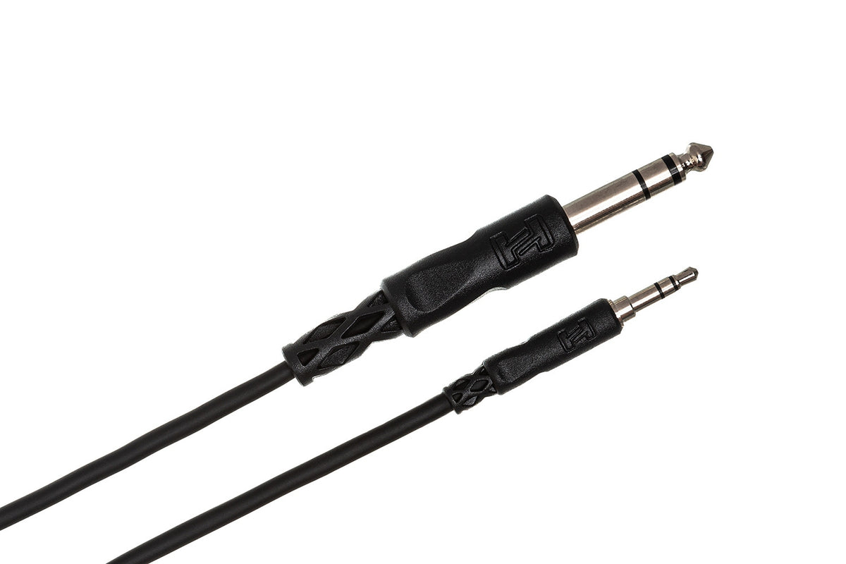 Hosa CMS-110 3.5 mm TRS to 1/4" TRS Stereo Cable - 10'