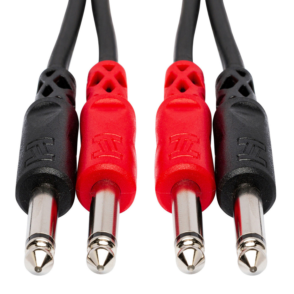 Hosa CPP-204 Dual 1/4" TS Stereo Cable - 9.8'