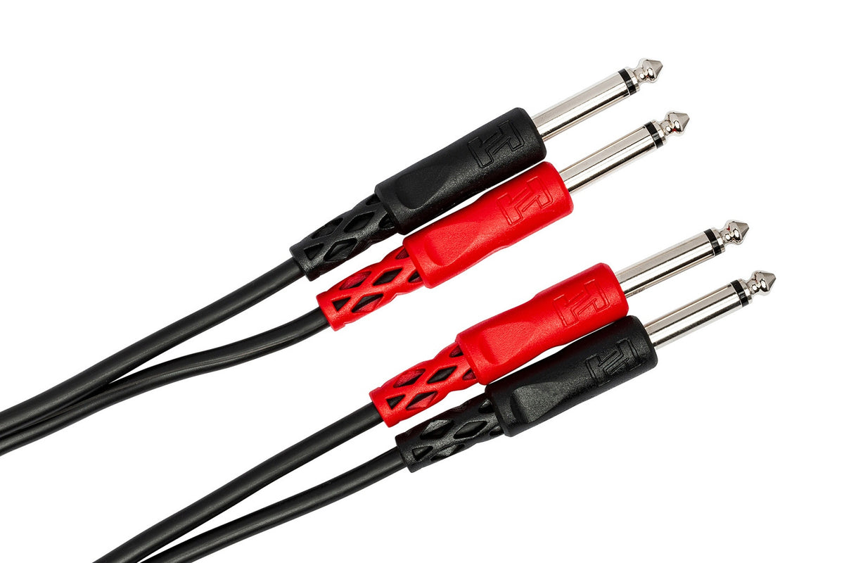 Hosa CPP-204 Dual 1/4" TS Stereo Cable - 9.8'