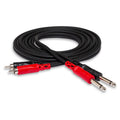 Hosa CPR-203 Dual 1/4" TS to Dual RCA Stereo Cable - 9.8'