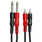 Hosa CPR-203 Dual 1/4" TS to Dual RCA Stereo Cable - 9.8'