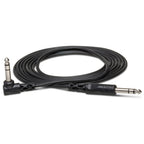 Hosa CSS-110R 1/4" TRS Straight to Right-Angle Balanced Cable - 10'