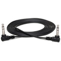 Hosa CSS-103RR 1/4" TRS Right-Angle to Right-Angle Balanced Cable - 3'