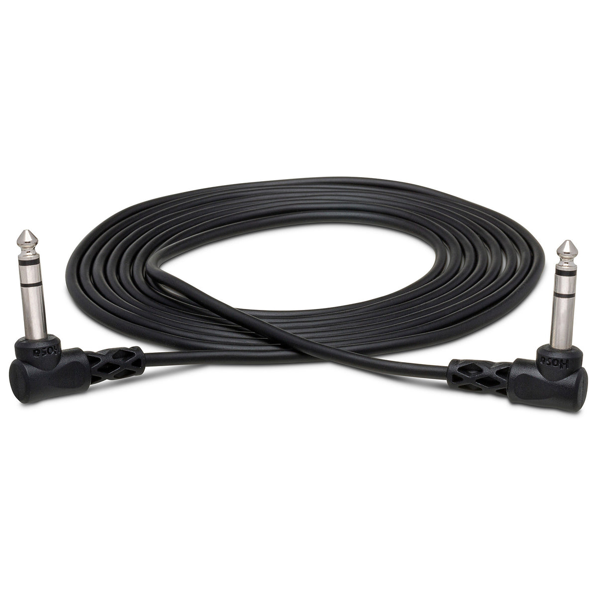 Hosa CSS-103RR 1/4" TRS Right-Angle to Right-Angle Balanced Cable - 3'