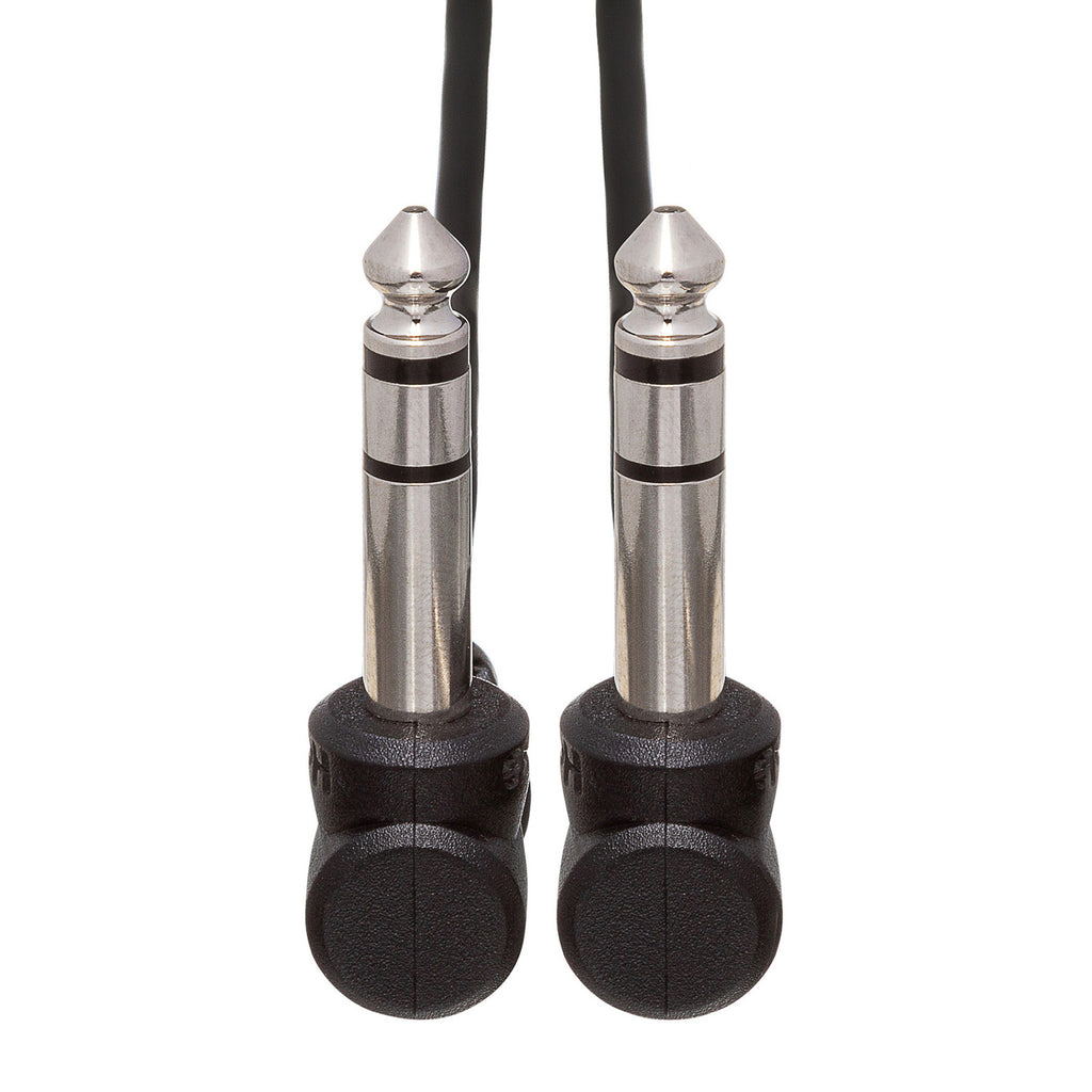 Hosa CSS-103RR 1/4" TRS Right-Angle to Right-Angle Balanced Cable - 3'