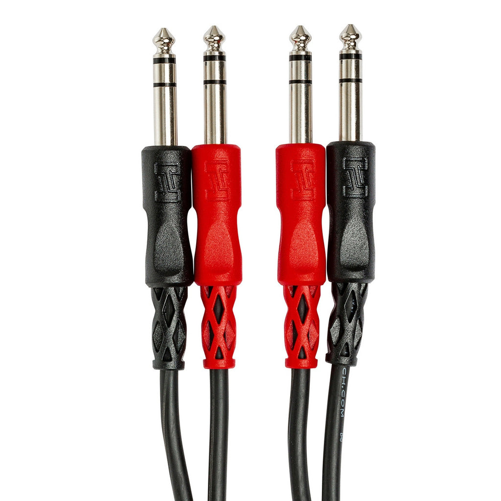 Hosa CSS-203 Dual 1/4" TRS Stereo Cable - 9.8'