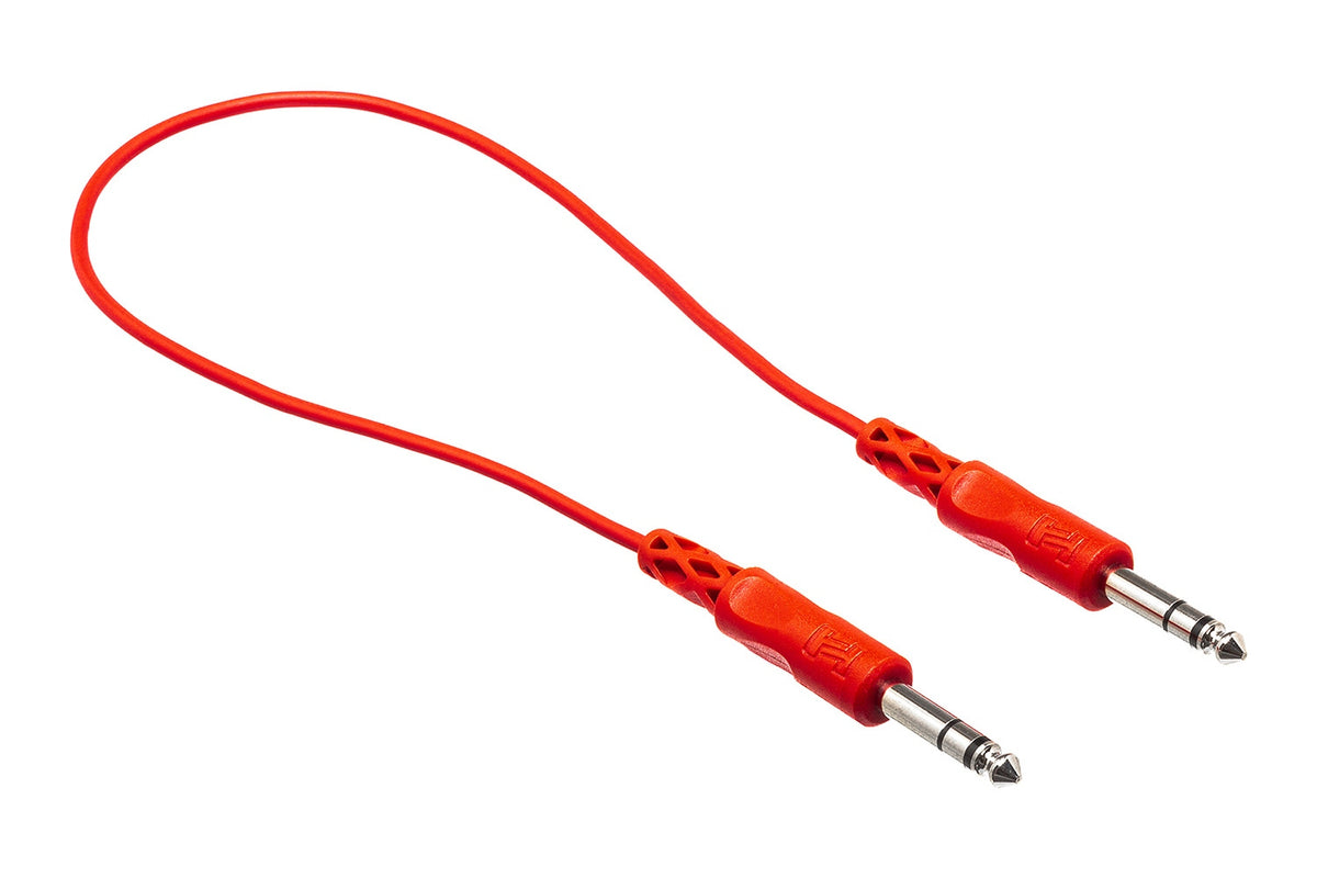 Hosa CSS-830 1/4" TRS Balanced Patch Cable 8-Pack - 1'