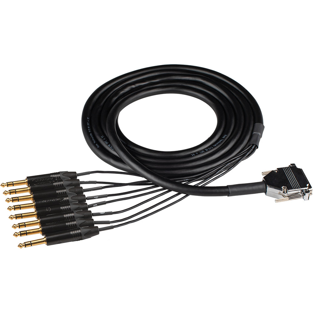 Hosa EDGE DB25 to 1/4" TRS Cable Snake - 2m