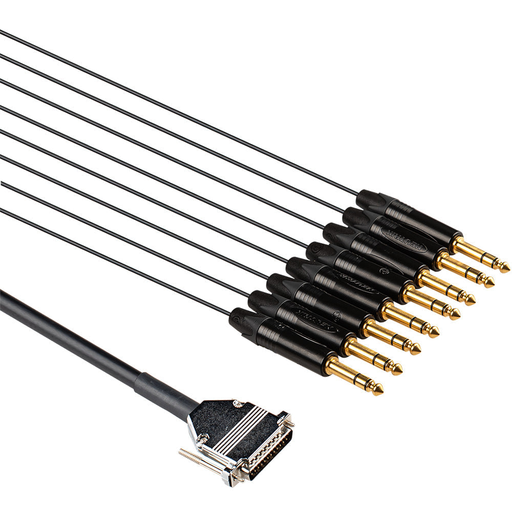 Hosa EDGE DB25 to 1/4" TRS Cable Snake - 1m