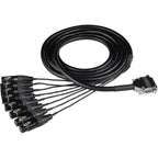 Hosa EDGE DB25 to XLRF Cable Snake - 4m
