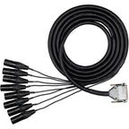 Hosa EDGE DB25 to XLRM Cable Snake - 2m