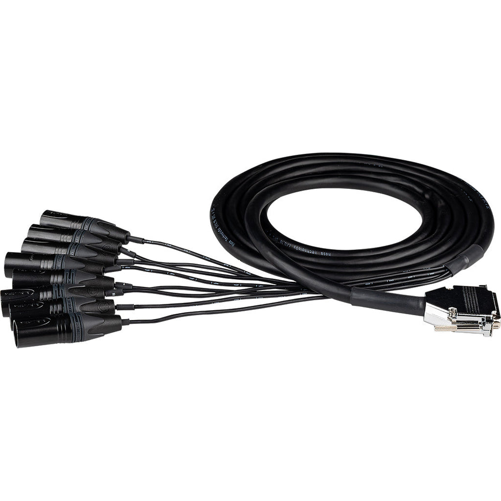 Hosa EDGE DB25 to XLRM Cable Snake - 2m