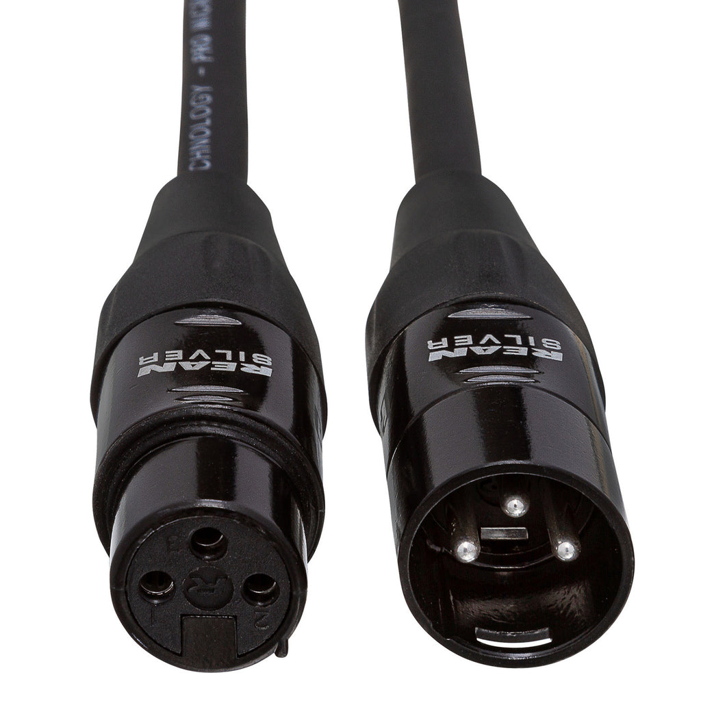 Hosa HMIC-050 REAN XLR3F to XLR3M Pro Microphone Cable - 50'