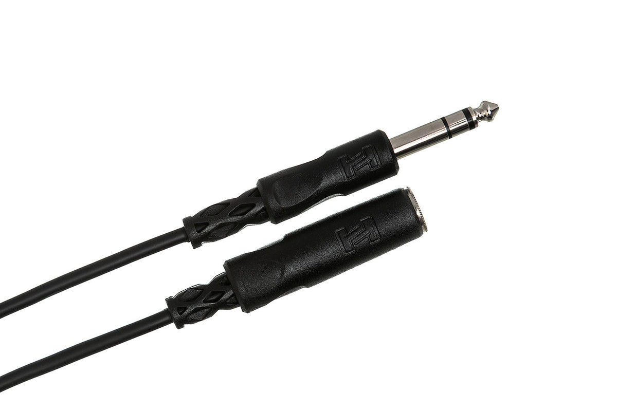 Hosa HPE-310 TRS Female to TRS Male Headphone Extension Cable - 10'