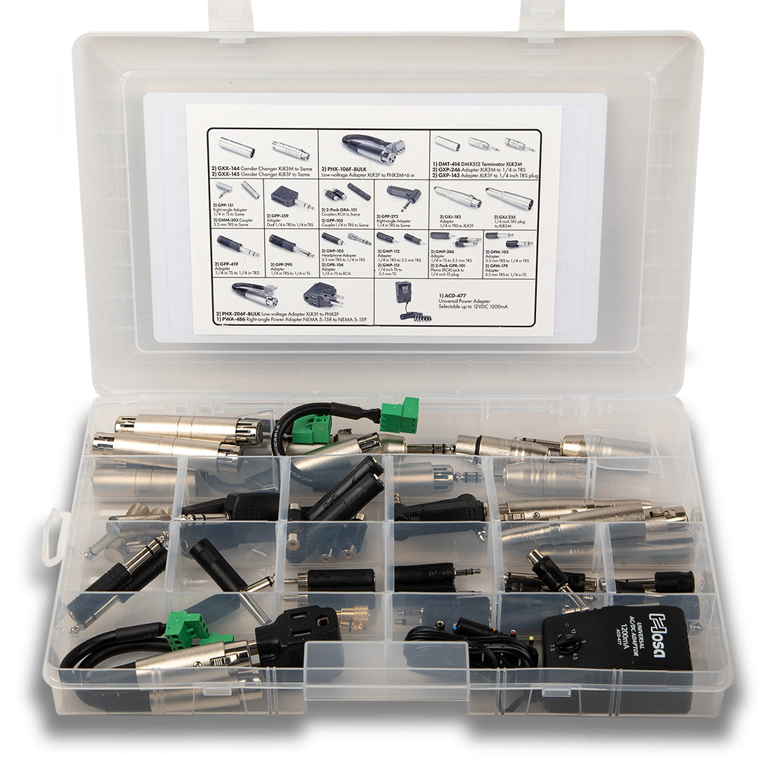 Hosa MAK-582 PatchPal Multi-Adapter Kit