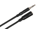 Hosa MHE-110 3.5 mm TRS to 3.5 mm TRS Headphone Extension Cable - 10'