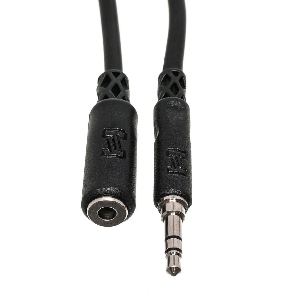 Hosa MHE-110 3.5 mm TRS to 3.5 mm TRS Headphone Extension Cable - 10'