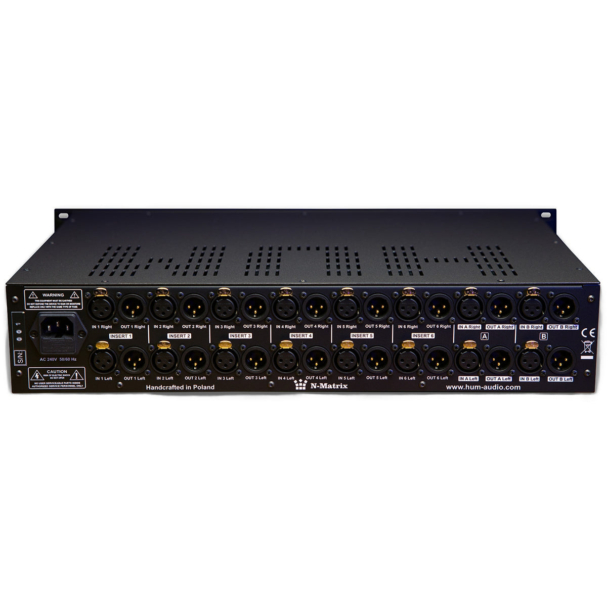 HUM Audio N-Matrix Relay-Based All-Discrete Insert Matrix