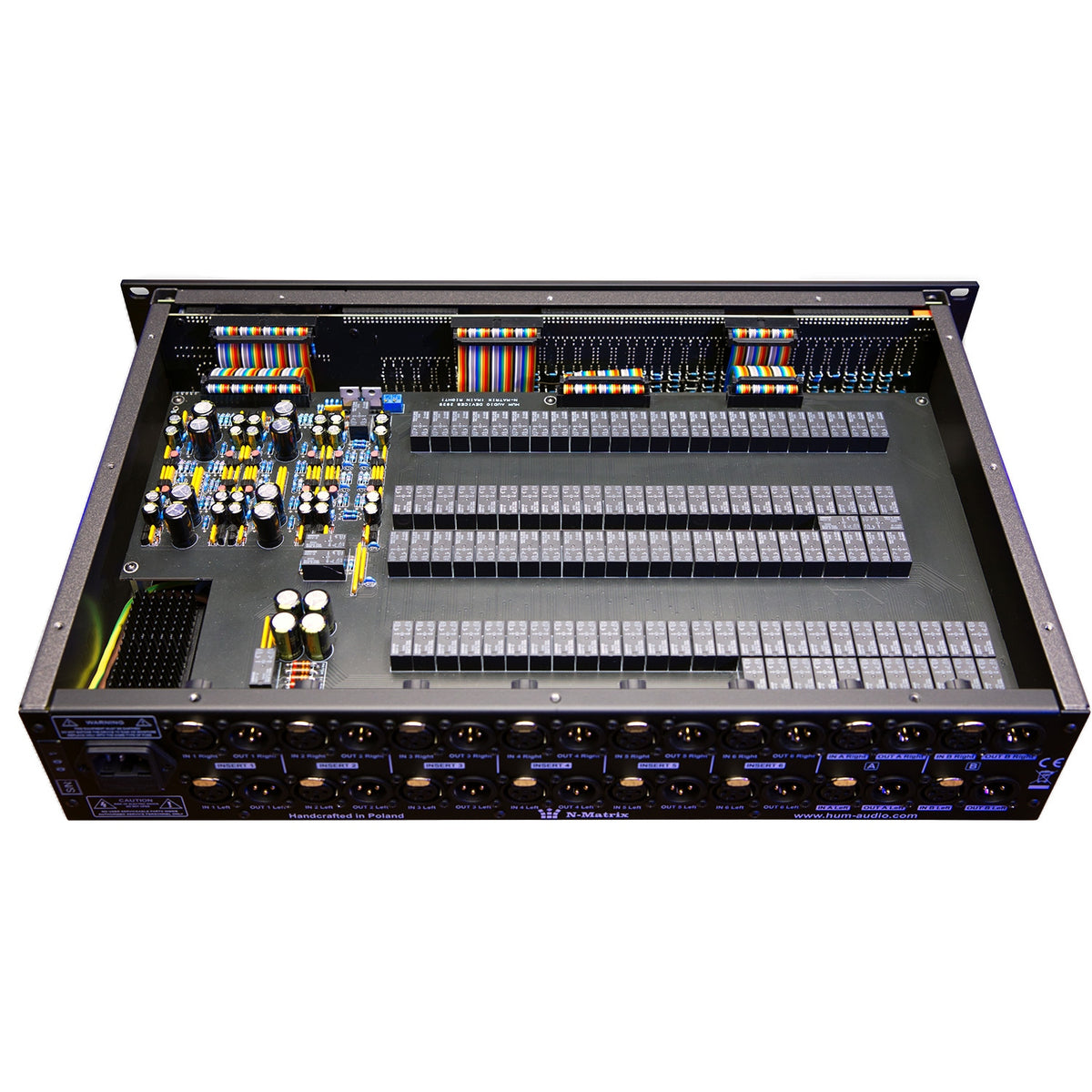 HUM Audio N-Matrix Relay-Based All-Discrete Insert Matrix