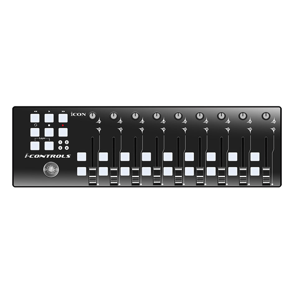 iCon Pro Audio iControls Mini USB MIDI Controller - Black