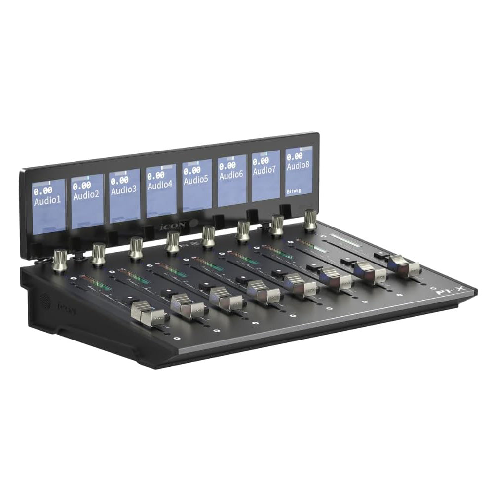 iCon Pro Audio P1-X DAW Control Expander Bundle with D4 Display