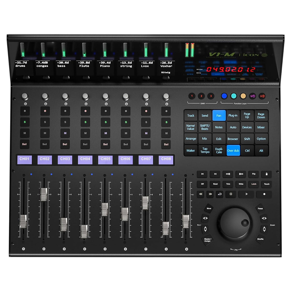 iCon Pro Audio V1-M USB MIDI DAW Control Surface