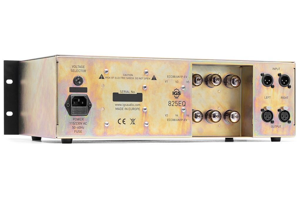 IGS Audio 825EQ Stereo Tube Mastering Equalizer ±6 dBu Version