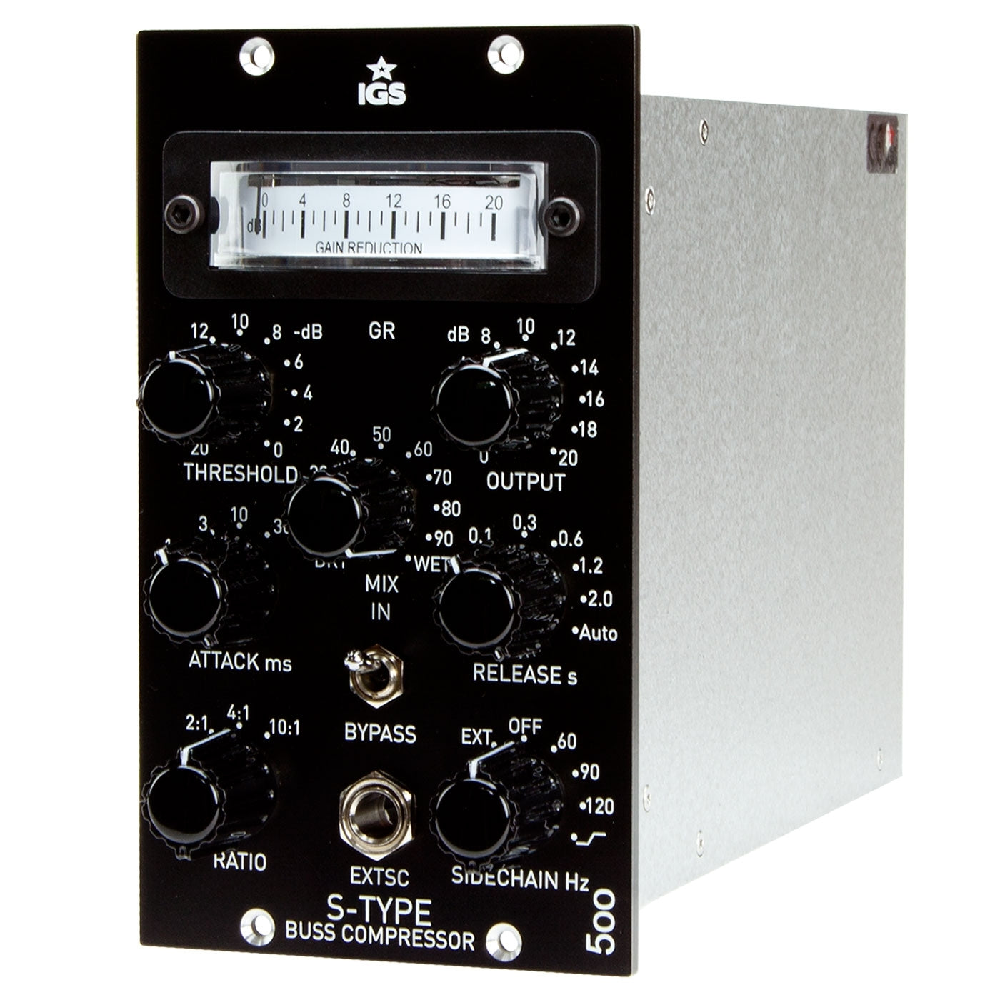 IGS Audio S-TYPE 500 バスコンプレッサー IGS Audio S-Type 500 Series VU Compressor – Vintage King
