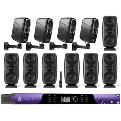IK Multimedia iLoud MTM MKII Immersive Bundle with Apogee Symphony Studio 2x12 Interface