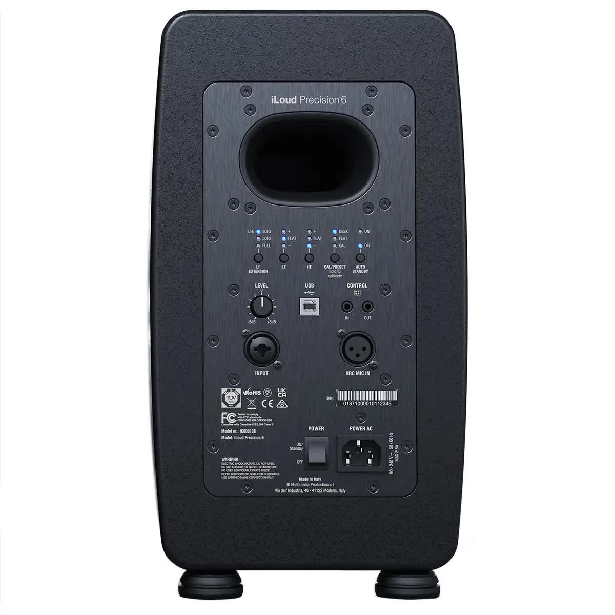 IK Multimedia iLoud Precision 6 Two-Way Active Nearfield Studio Monitor - Single