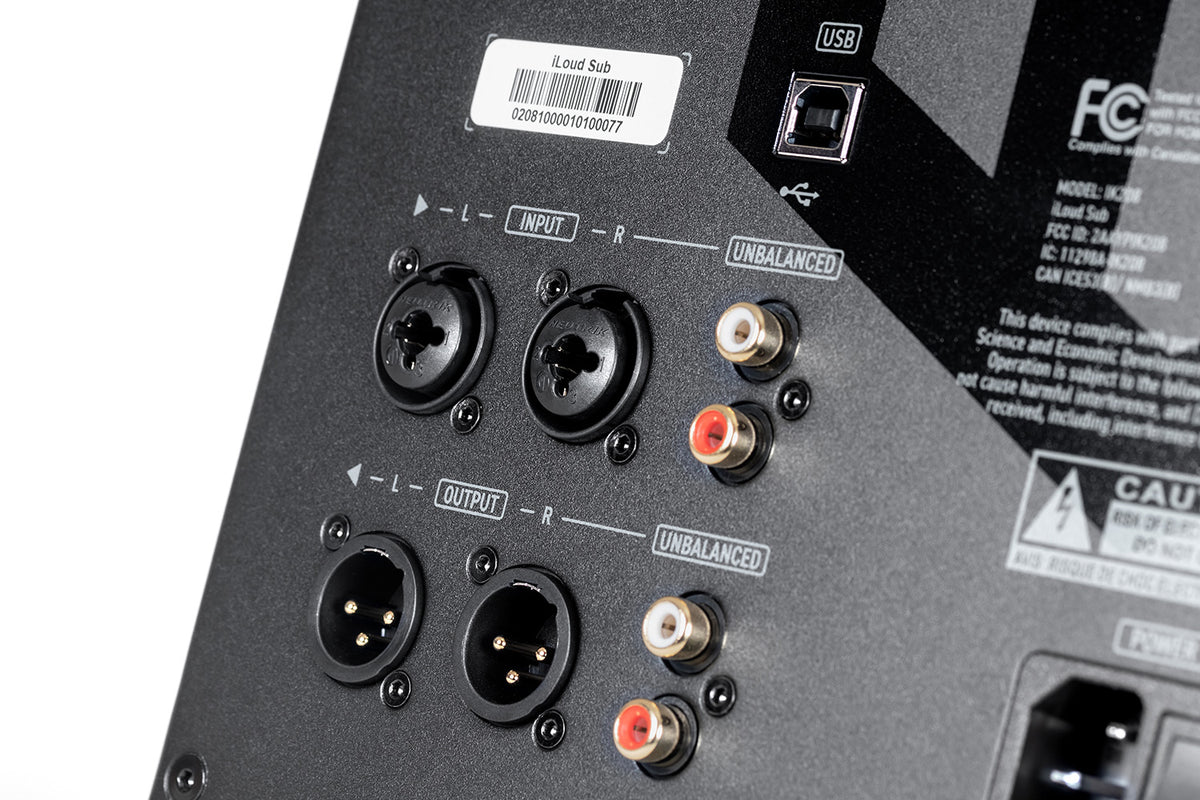 IK Multimedia iLoud Sub Compact Subwoofer with ARC Correction - Single (Demo Deal)