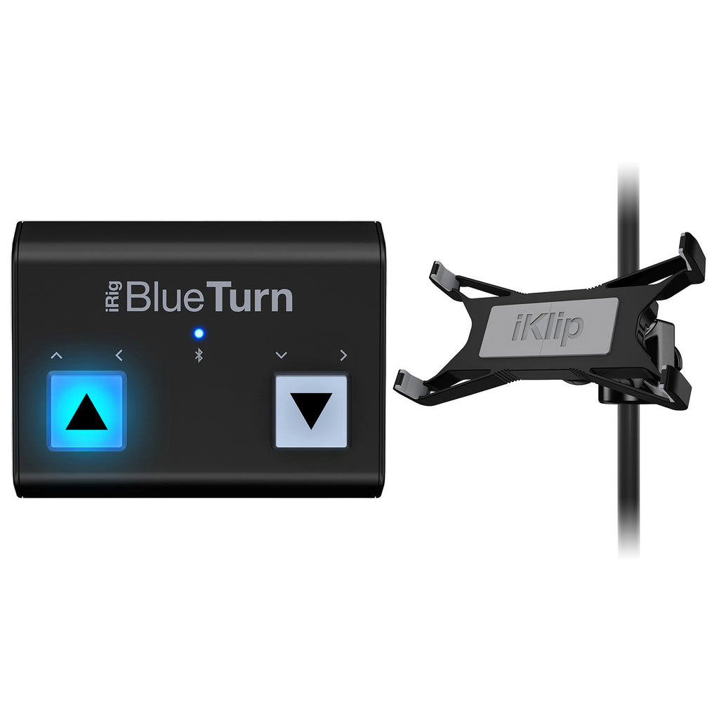 IK Multimedia iRig BlueTurn Tablet Page Turner Bundle