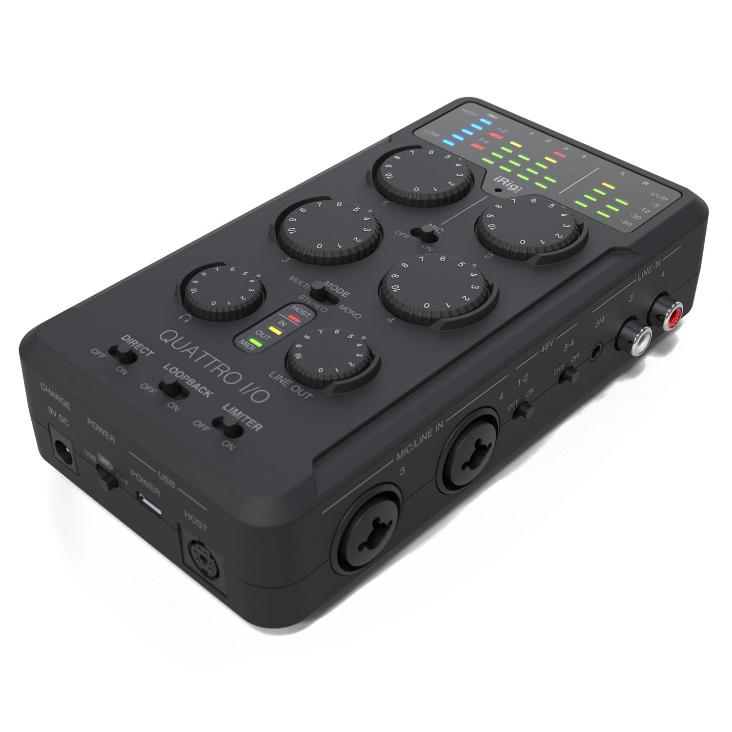IK Multimedia iRig Pro Quattro I/O (Demo Deal) – Vintage King