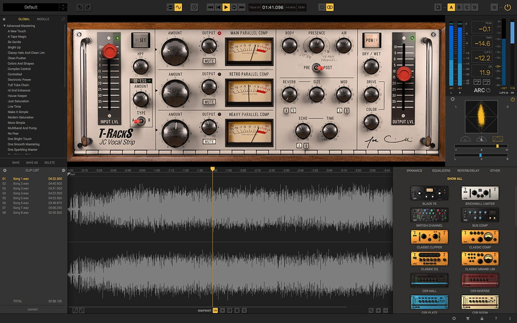 IK Multimedia T-RackS Joe Chiccarelli Vocal Strip - Electronic Delivery