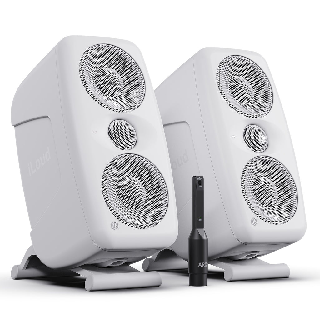 IK Multimedia iLoud MTM mkII High-Resolution Compact Studio Monitor - Pair, White