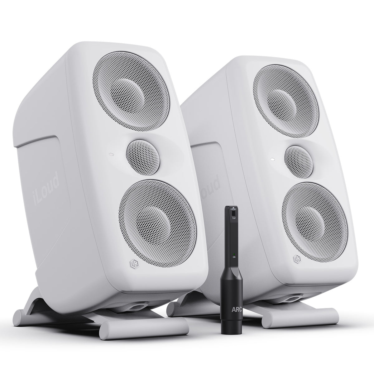 IK Multimedia iLoud MTM mkII High-Resolution Compact Studio Monitor - Pair, White
