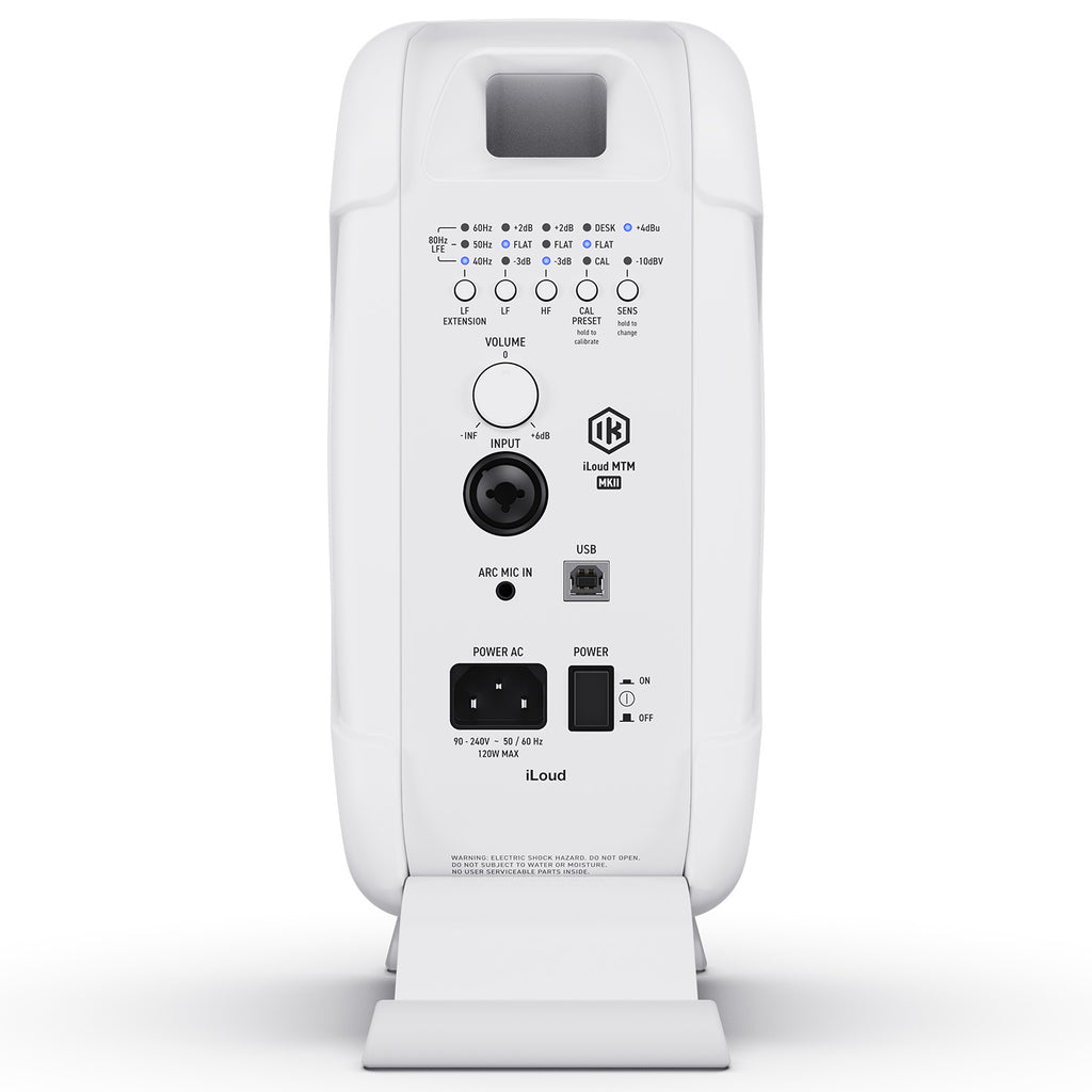 IK Multimedia iLoud MTM mkII High-Resolution Compact Studio Monitor - Pair, White