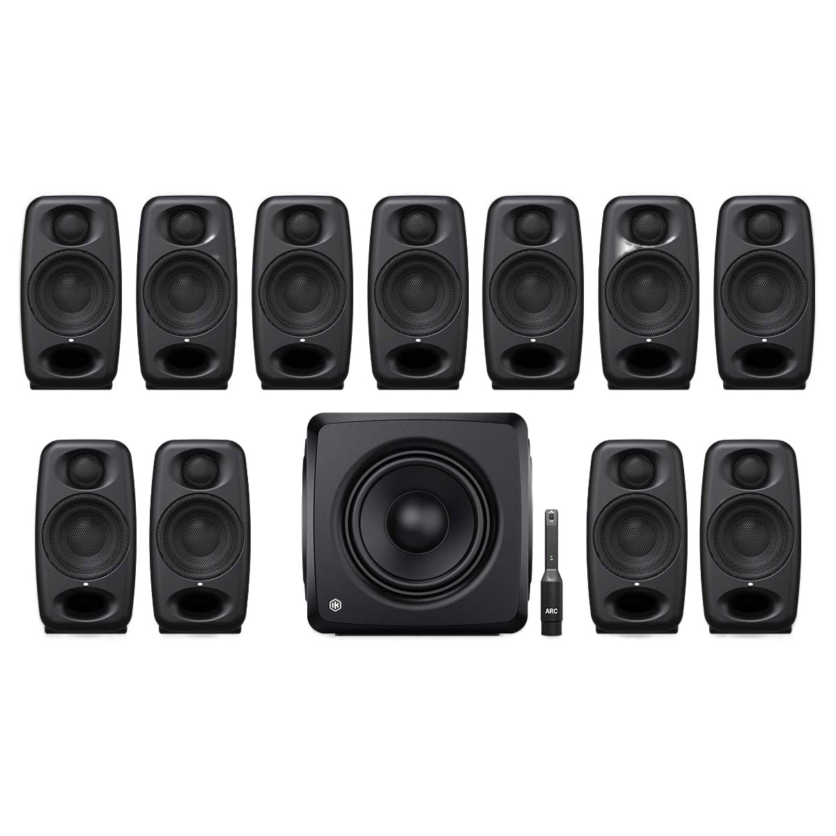 IK Multimedia iLoud Micro Monitor Pro and iLoud Sub 7.1.4 Immersive Bundle
