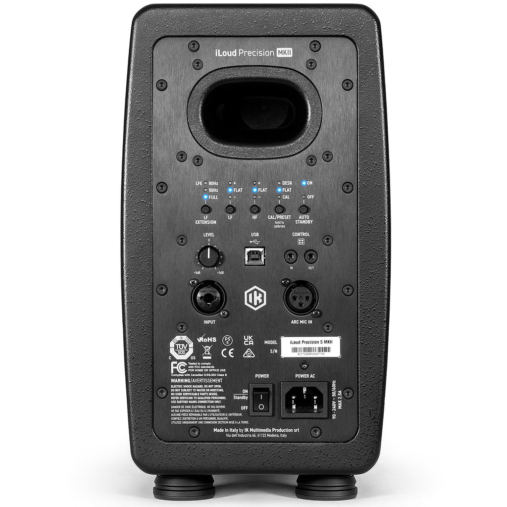 IK Multimedia iLoud Precision 5 MKII Two-Way Active Nearfield Studio Monitor - Single (Demo Deal)